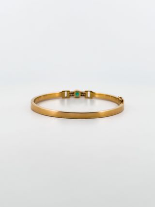 Esclava Oro 18kt Esmeralda y Diamantes