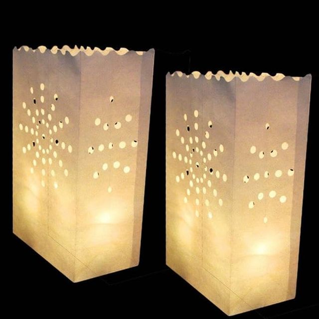 Bolsas de papel para velas con diseño
