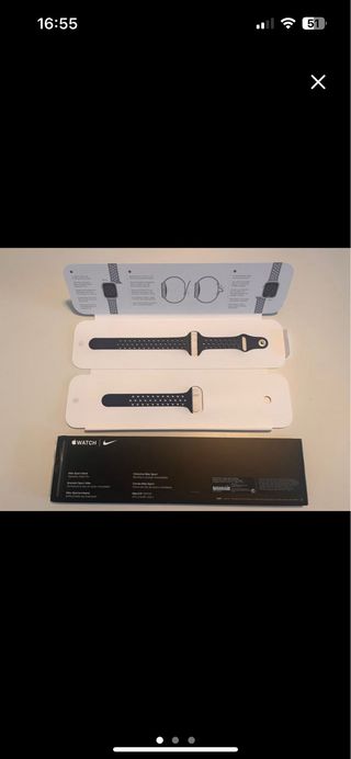 Funda Nike Sport azul para Apple Watch 46”