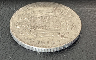 Moneda de 5 Pesetas 1949 – Estrella 50 (Franco)