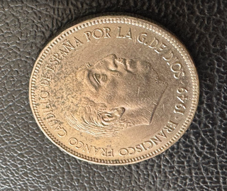Moneda de 5 Pesetas 1949 – Estrella 50 (Franco)