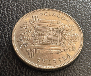 Moneda de 5 Pesetas 1949 – Estrella 50 (Franco)