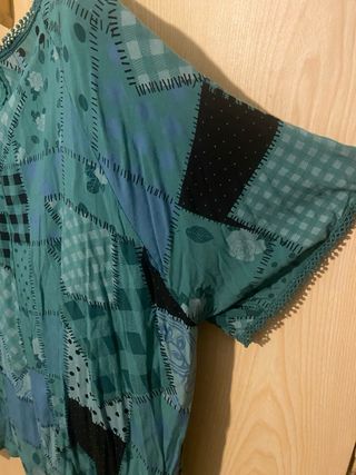 Camicetta patchwork cotone donna