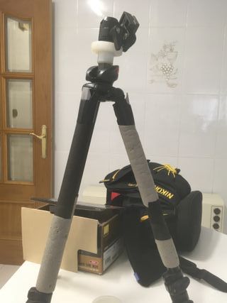 Trípode Manfrotto 190XPROB + HD804RC2