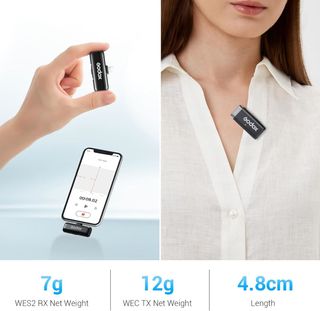 Micrófonos Solapa Godox WES1 Kit Lightning NUEVO