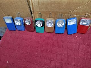 Lote 7 linternas antiguas de petaca