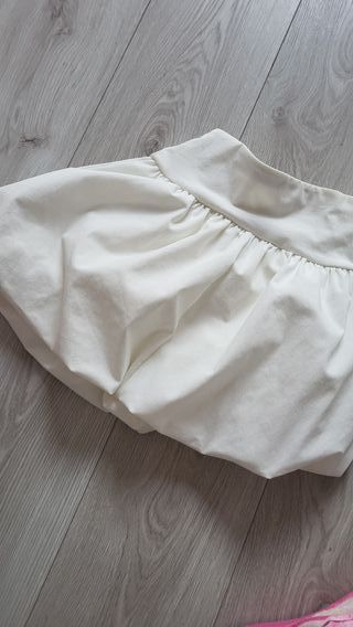 Conjunto falda y top niña Zara blanco
