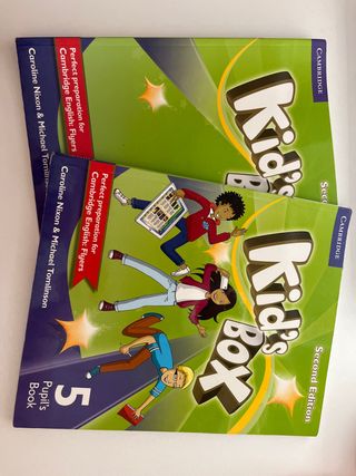 Pack libros de inglés Kid's Box Level 5, Cambridge