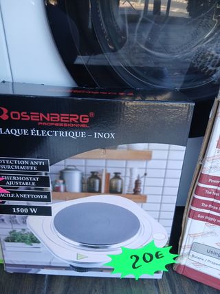 Estufa Eléctrica Rosenberg 1 Hornilla 1500W