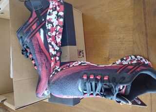 Zapatillas Fila Running Camuflaje Negro Rojo