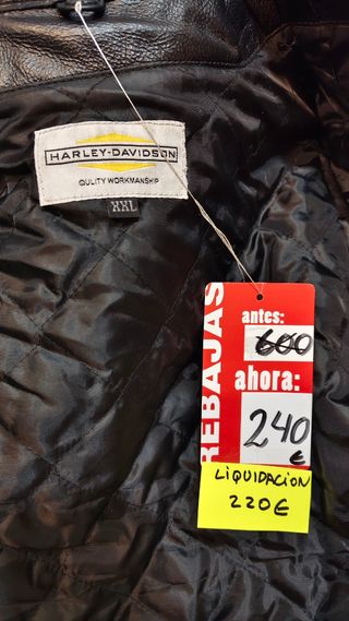 Chaqueta Harley Davidson para chica   Negra y Nara