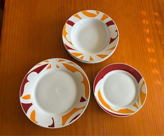 Vajilla Porcelana fina 4 Servicios.