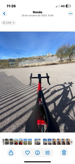 BH G8 Carbono Bicicleta de Carretera talla XS 
