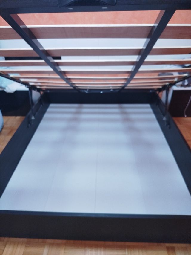 Canapé 150x190 Negro y Marrón