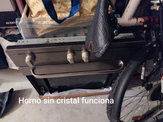 Horno funciona sin cristal