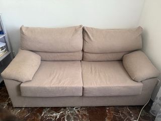 Sofá de 3 plazas beige