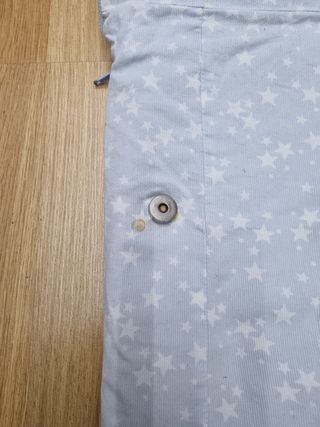 Saco para silla de bebé azul estrellas