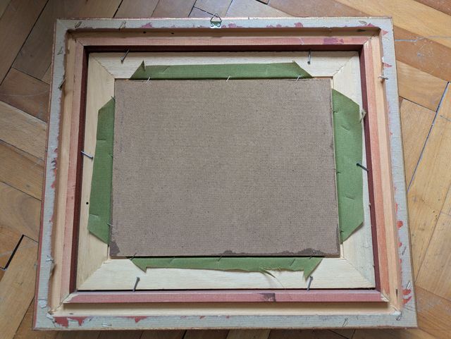 Quadro olio su tavola firmato Luigi Canali