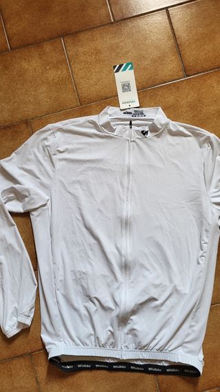 Maglia da ciclismo bianca