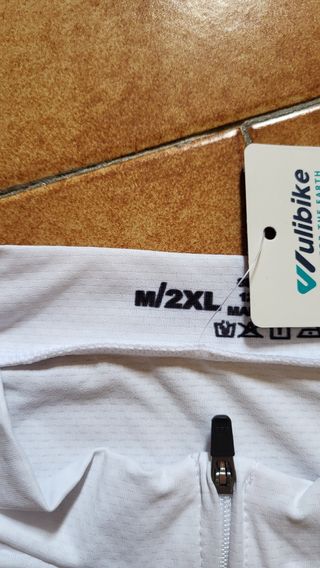 Maglia da ciclismo bianca