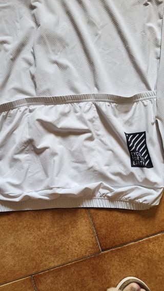 Maglia da ciclismo bianca