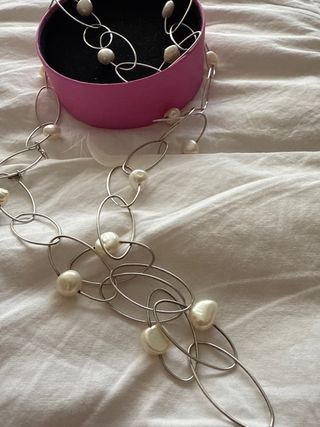Collar Tous Perlas y Plata