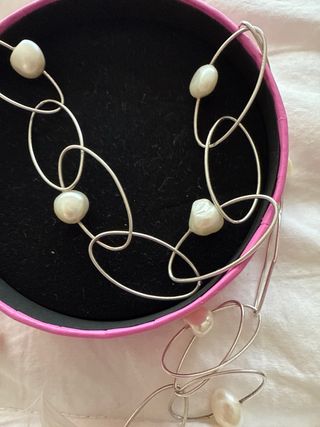Collar Tous Perlas y Plata
