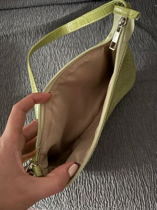 Bolso verde Shein efecto piel cocodrilo