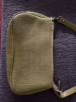 Bolso verde Shein efecto piel cocodrilo