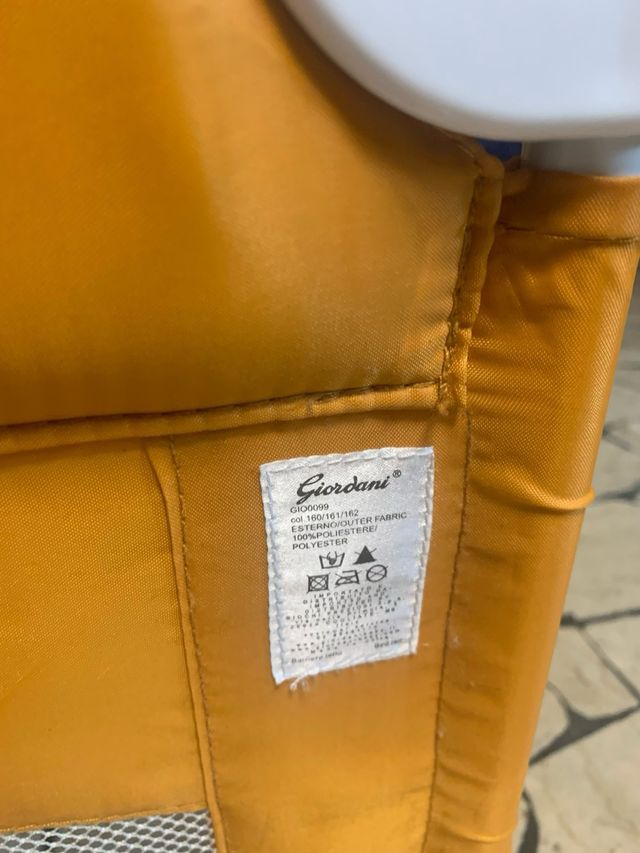 Spondina letto bambini arancione