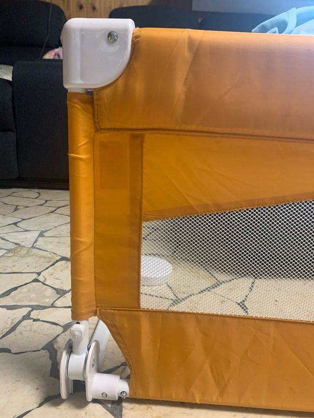 Spondina letto bambini arancione