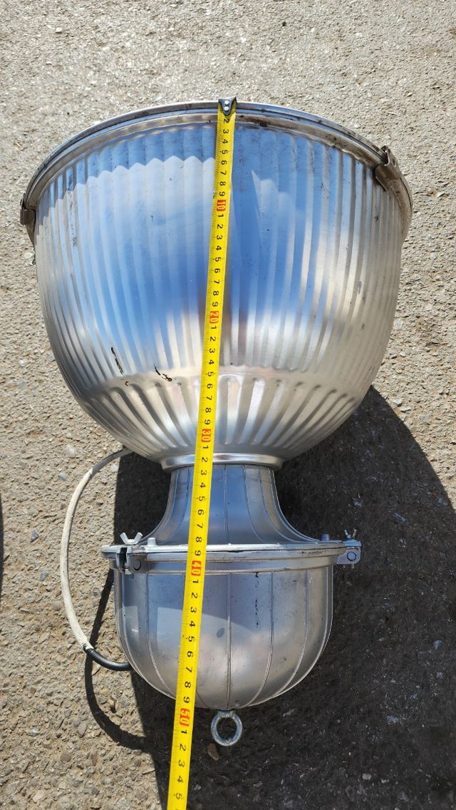 2 Focos Luz Campana Industrial Taller Almacén