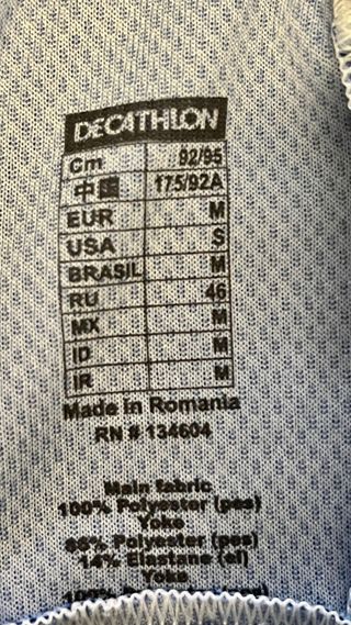 Conjunto Ciclismo Triban Decathlon Azul/Naranja