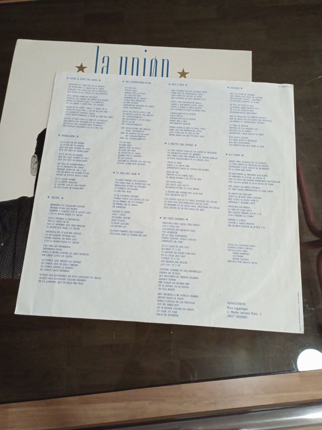 Vinilo La Unión - Vivir al Este del Edén