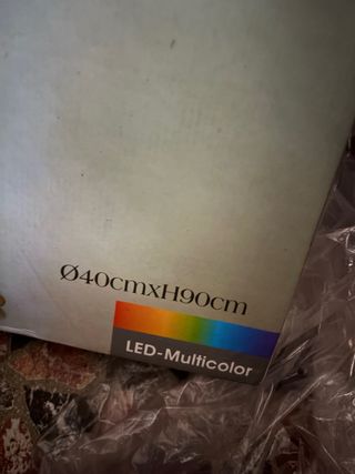 Lámpara de Pie LED Multicolor.Niebla