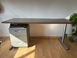 Mesa Escritorio Ikea Galant Madera y Metal