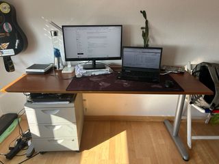Mesa Escritorio Ikea Galant Madera y Metal