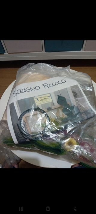 Caja decorativa de madera nueva
