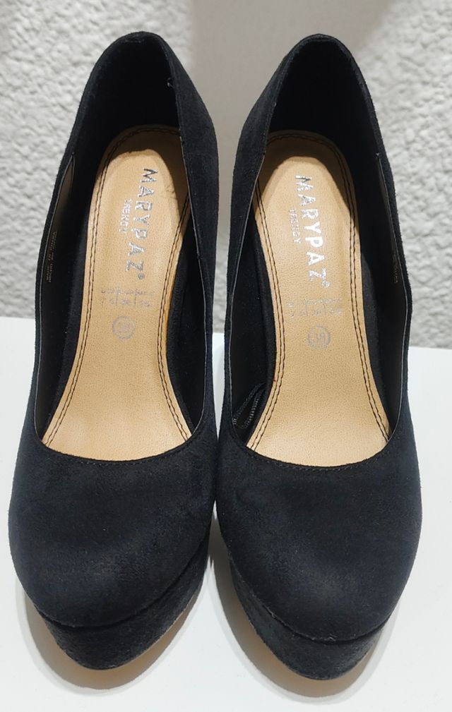Zapatos de tacón Marypaz talla 38 negros