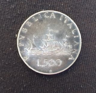 Moneta 500 Lire Nave Italiana