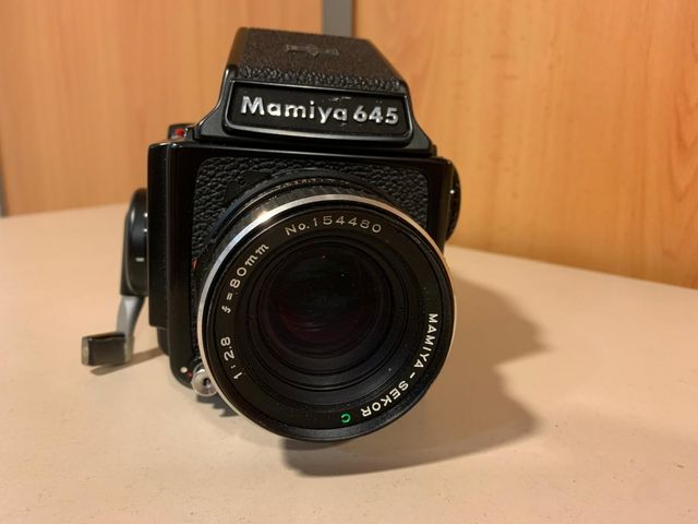Mamiya 645j Cámara Analógica Negra