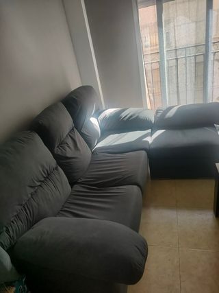 Sofá modular gris oscuro