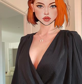 Blusa negra satinada alas murciélago ASOS
