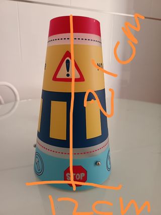 Lámpara infantil de mesa diseño tráfico