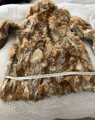 Chaquetón Vintage Piel Zorro Auténtica Talla 40/42