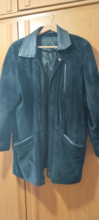 Chaqueta de Piel Negra para Hombre