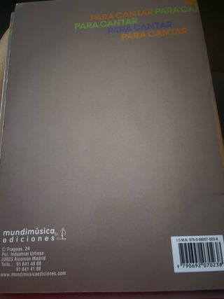 Libro Lenguaje Musical Para Cantar 2