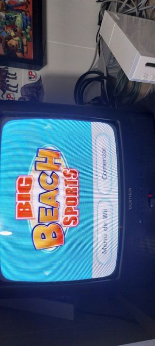 Nintendo Wii Blanca + Juego Big Beach Sports