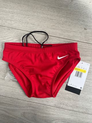 Bañador Nike Rojo Niño Talla XS Cintura 50 cm 