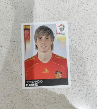 CROMO FERNANDO TORRES ESPAÑA CAMPEONA EURO 2008